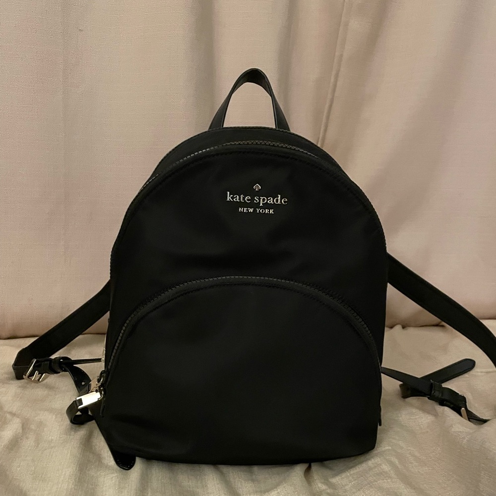 Kate Spade Medium Black Nylon Backpack